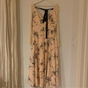 Anthropologie Dragonfly Maxi Dress size 6